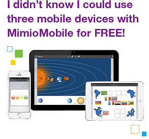 3 Free MimioMobile Enabled Connections with MimioStudio