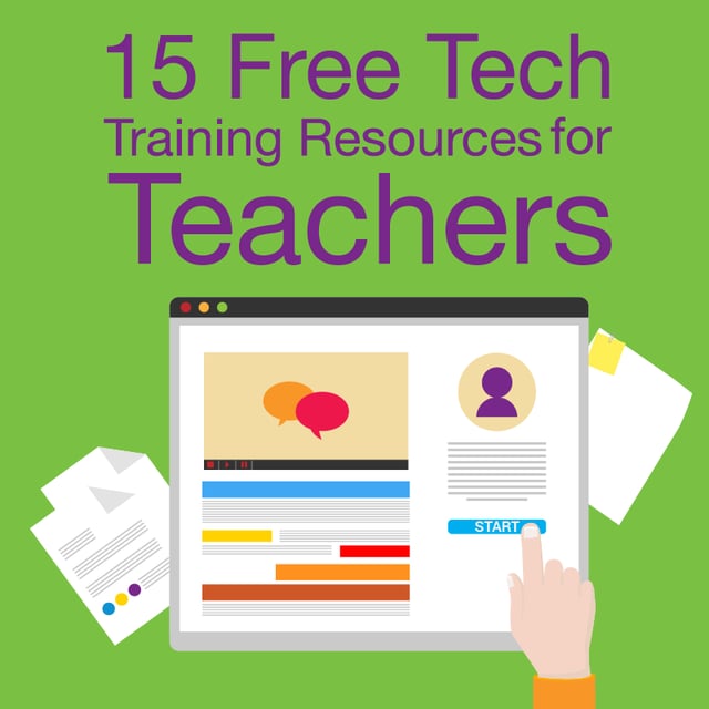 15 Free Tech Training Resources for Teachers