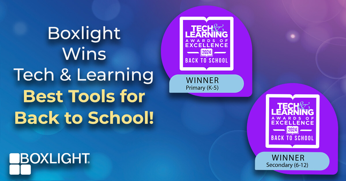 Boxlight Wins Best Tools Back to School 2024