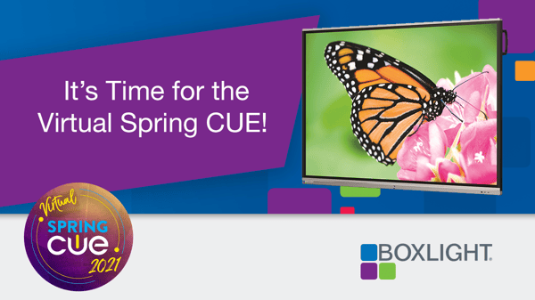 Spring CUE is Here…or There…or Anywhere! It’s Virtual!