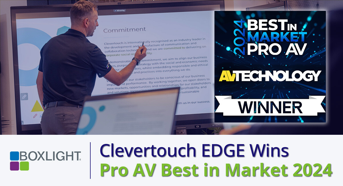 Pro AV Best in Market-Clevertouch EDGE