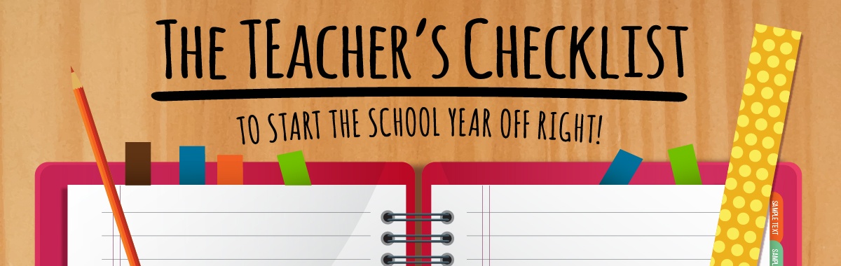 The Teacher’s Checklist to Start the School Year Off Right!