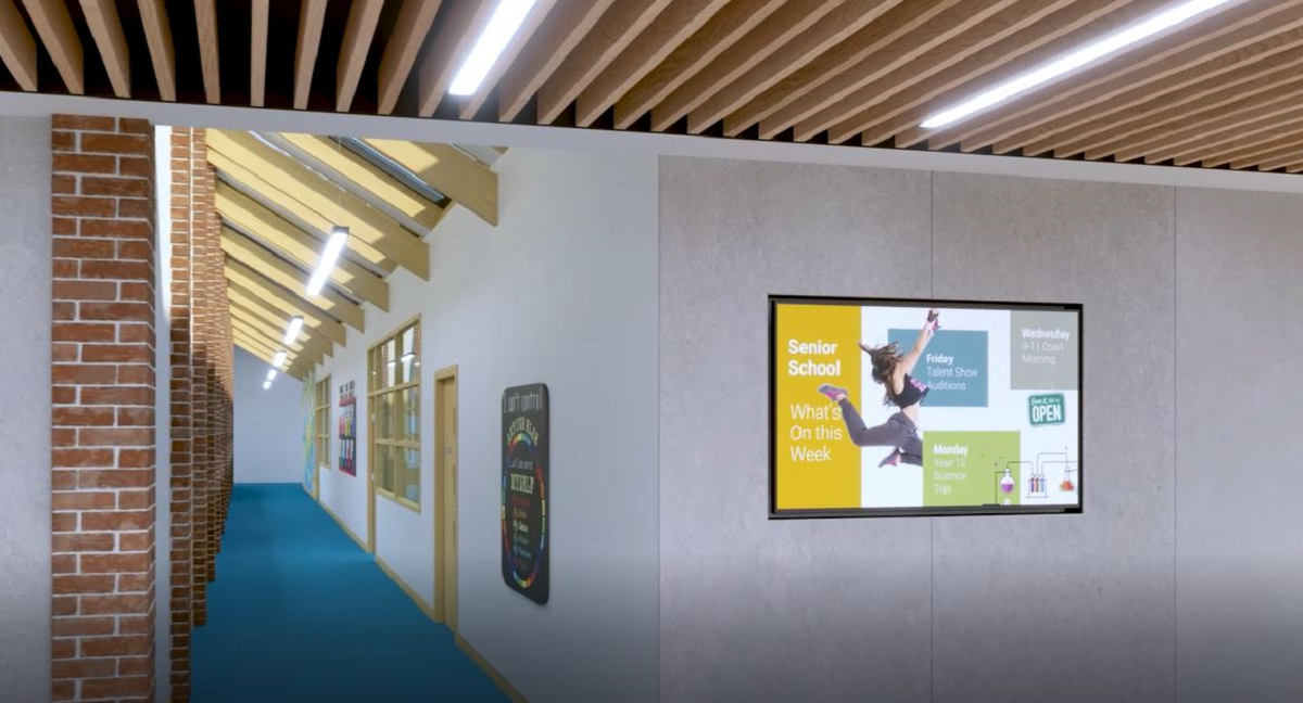 The Benefits of a Digital Signage Solution in Schools