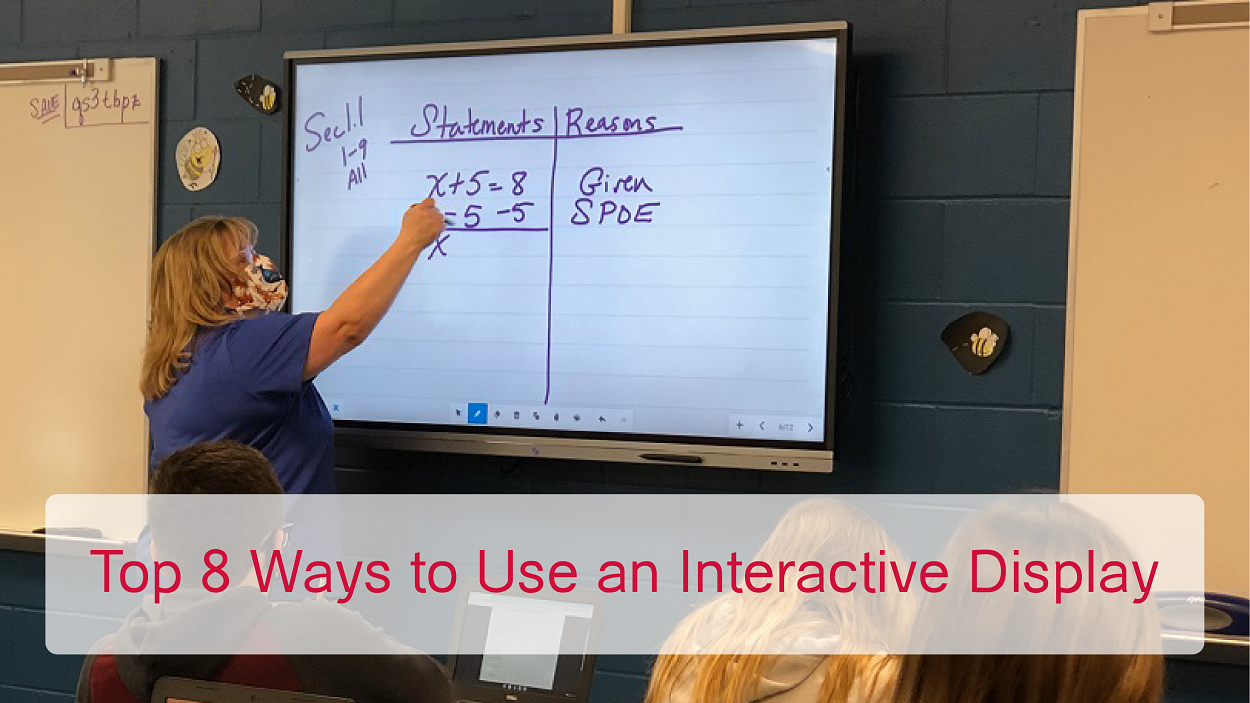 5 benefits of interactive displays in classrooms